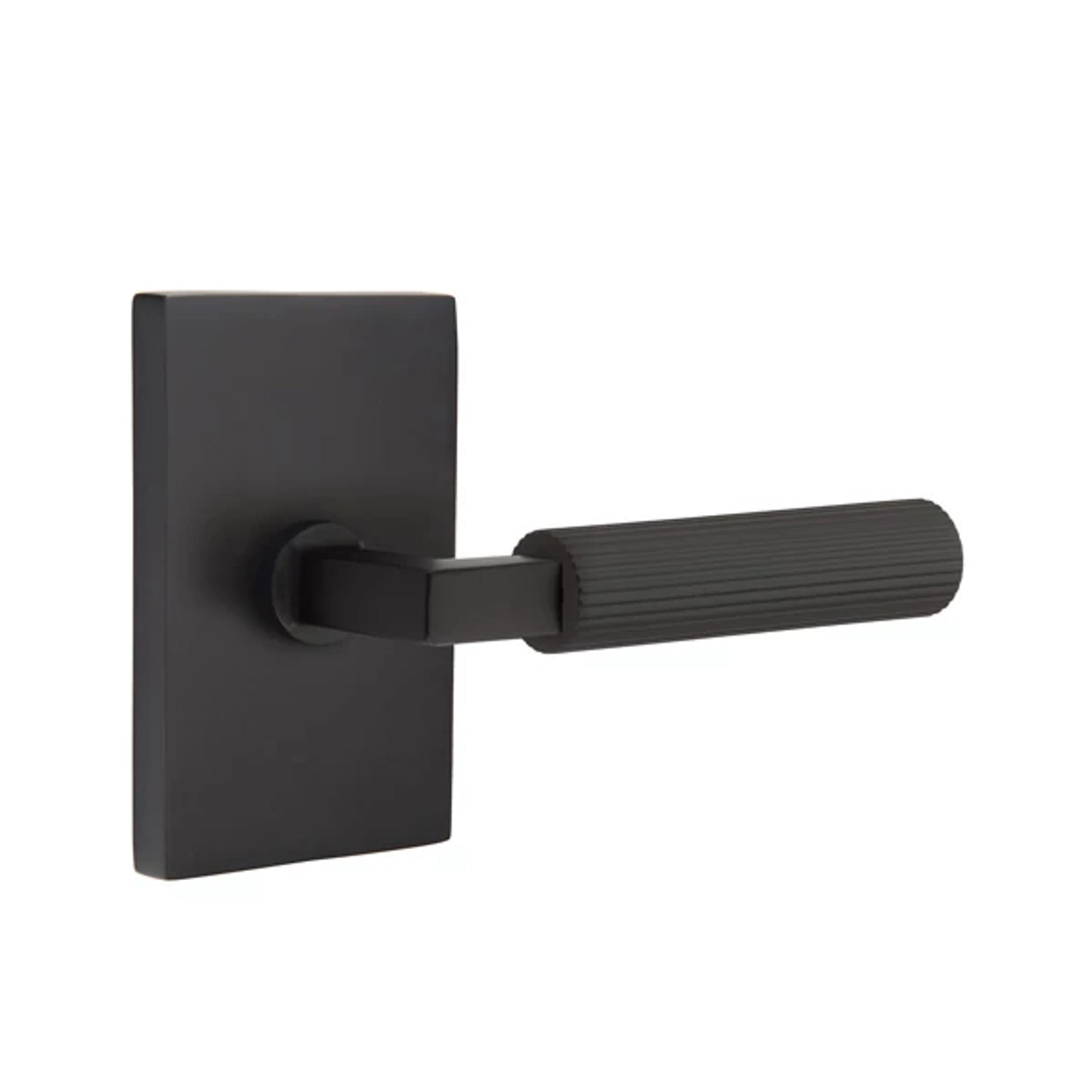 Negro Mate · Modern Rectangular Rosette