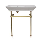 Barclay Opulence — lavabo tipo consola — Monomando (1 orificio) / Latón Pulido