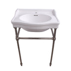 Barclay Cali — lavabo tipo consola — Monomando (1 orificio) / Níquel Pulido