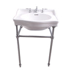 Barclay Ensal — lavabo tipo consola — Fresado 8" (widespread) / Cromo Pulido