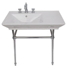 Barclay Opulence — lavabo tipo consola — Fresado 8" (widespread) / Cromo Pulido