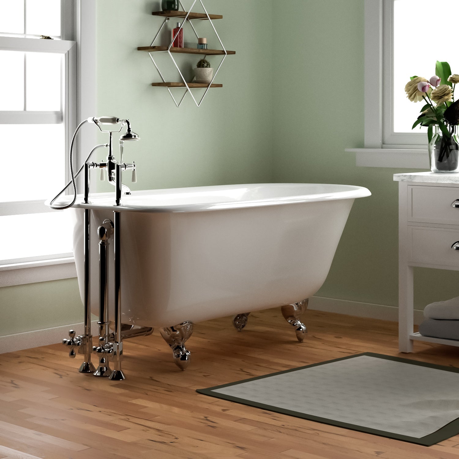 Barclay Beecher bañera de hierro fundido — vista de producto