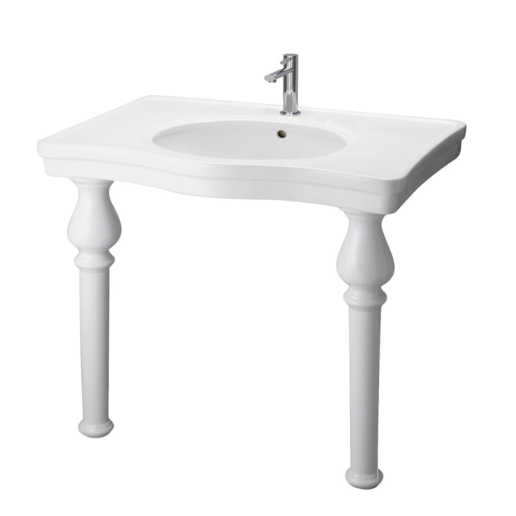 Barclay Milano Deluxe — lavabo tipo consola — Monomando (1 orificio)