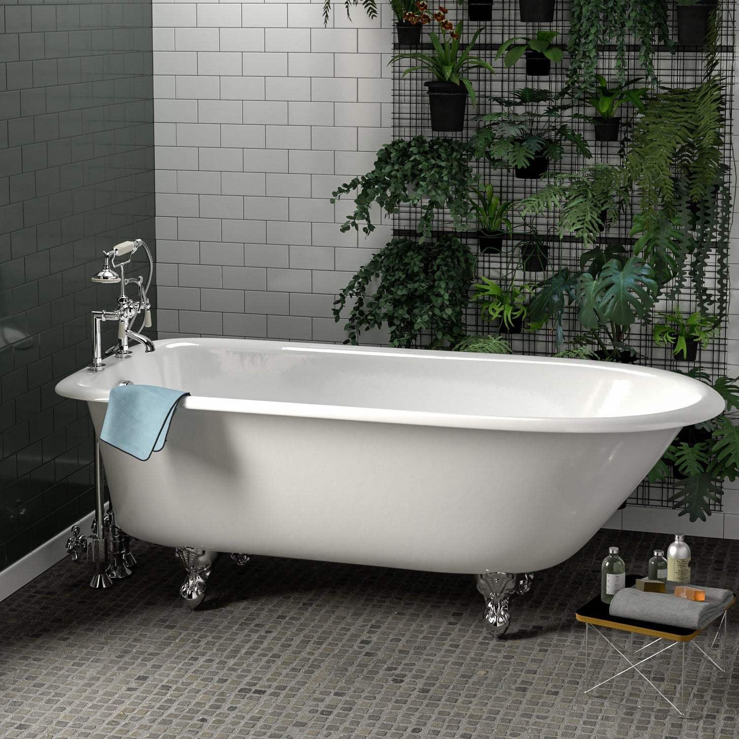 Barclay Cadmus bañera de hierro fundido — vista de producto
