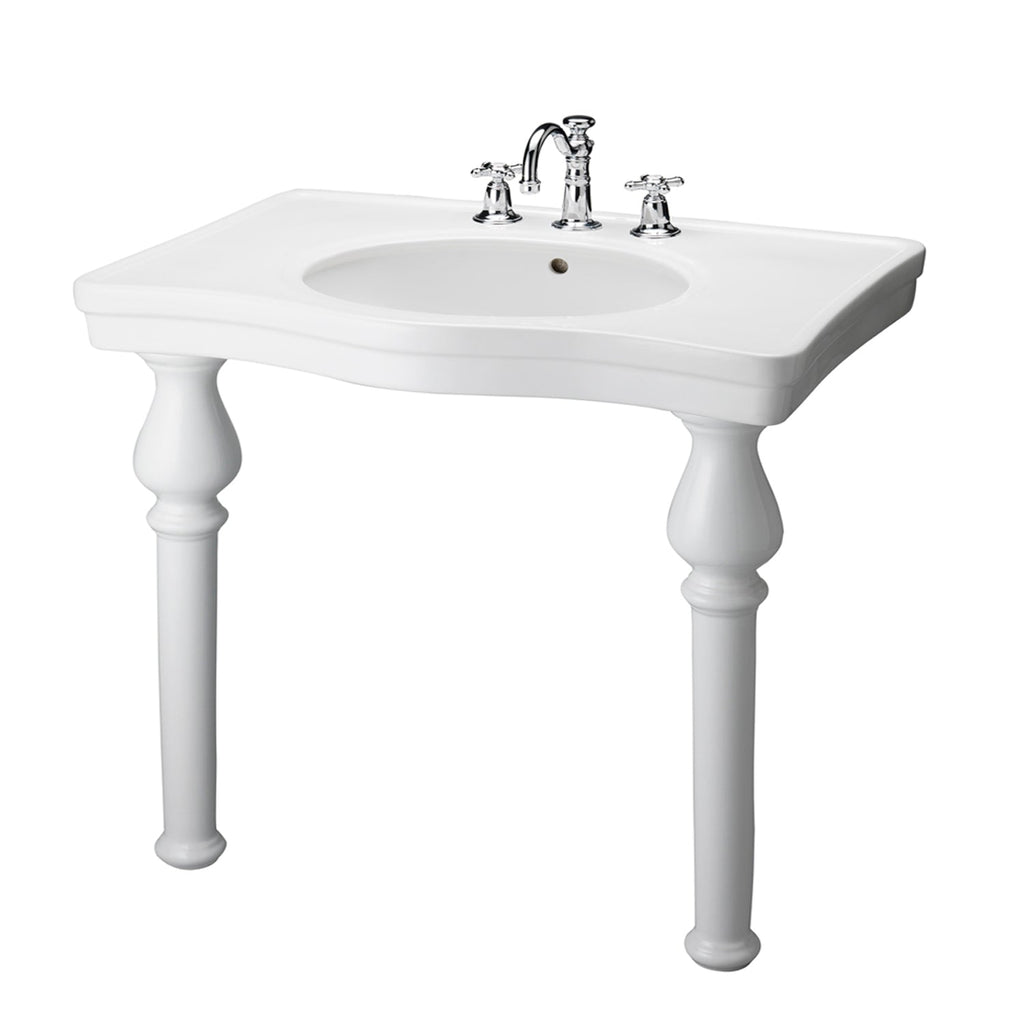 Barclay Milano Deluxe — lavabo tipo consola — Fresado 8" (widespread)