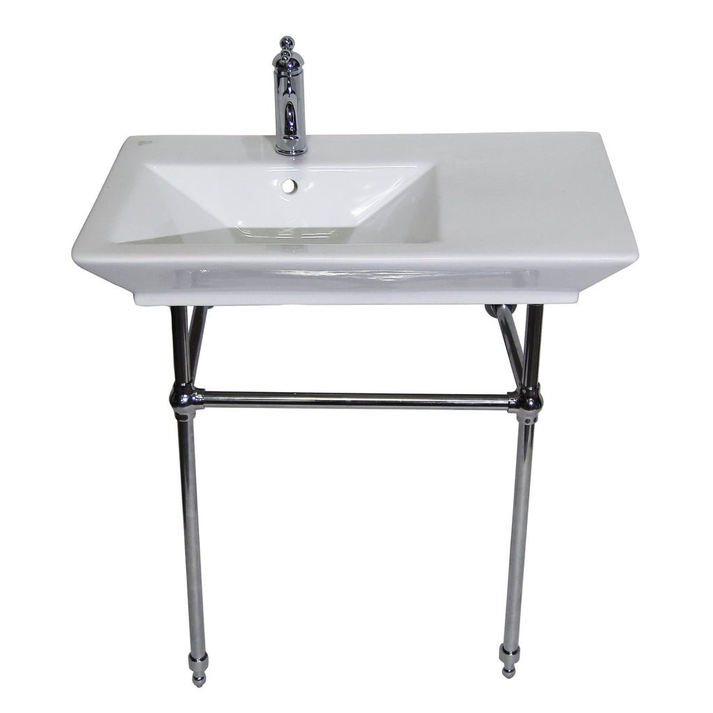 Barclay Opulence — lavabo tipo consola — Monomando (1 orificio) / Cromo Pulido