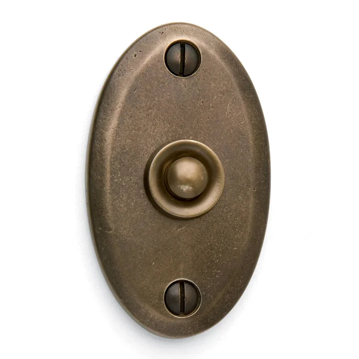 Oval Door Bell — Shown in S2 Finish