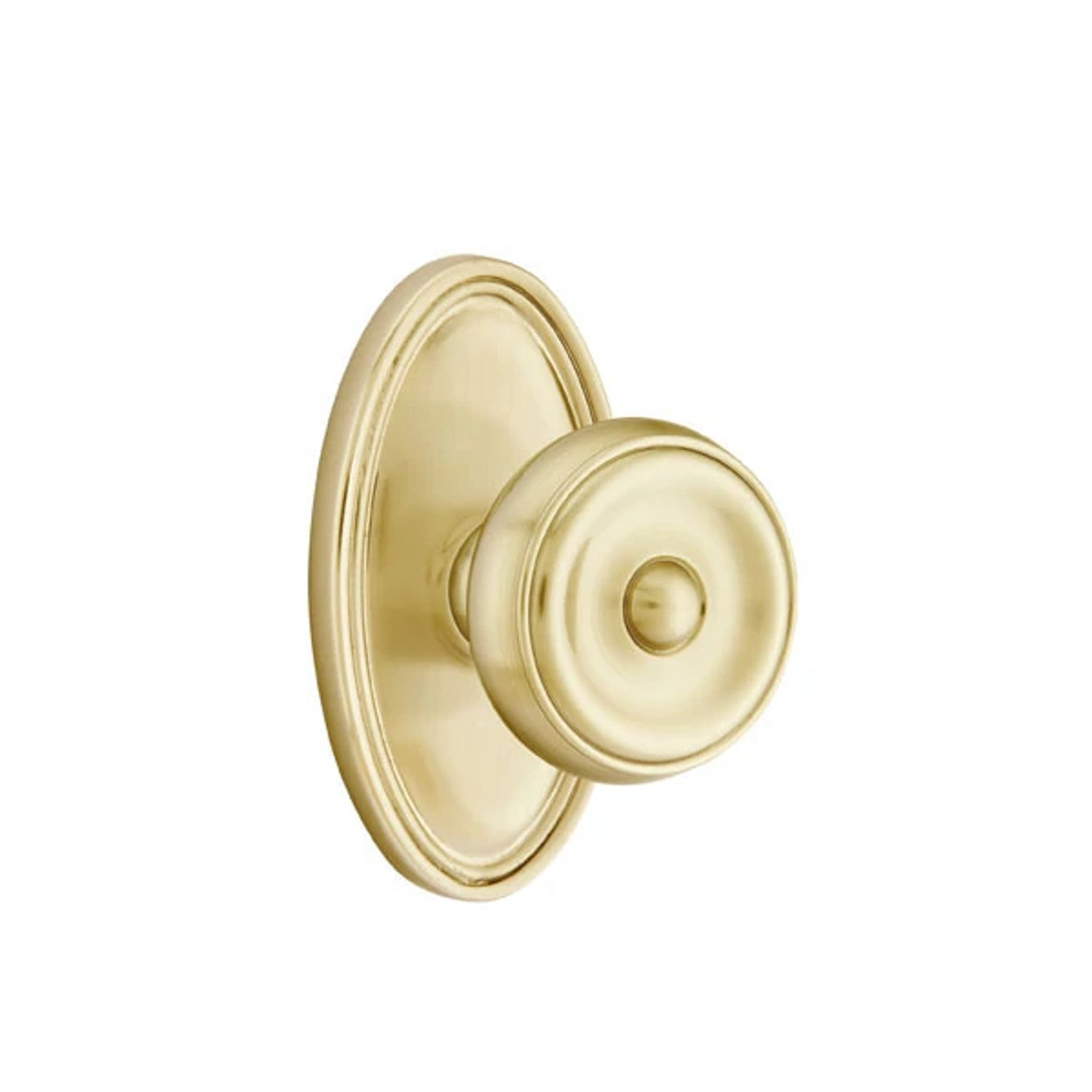 Latón Satinado · Oval Rosette
