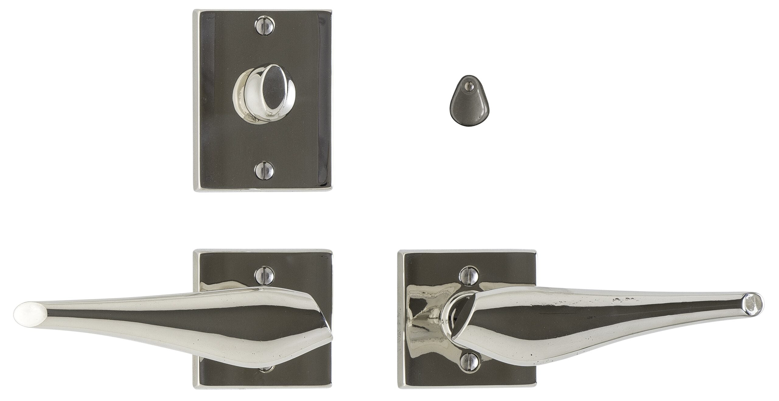 uego Interior Oasis 2 1/2" x 2 1/2" — Rocky Mountain Hardware bronce macizo