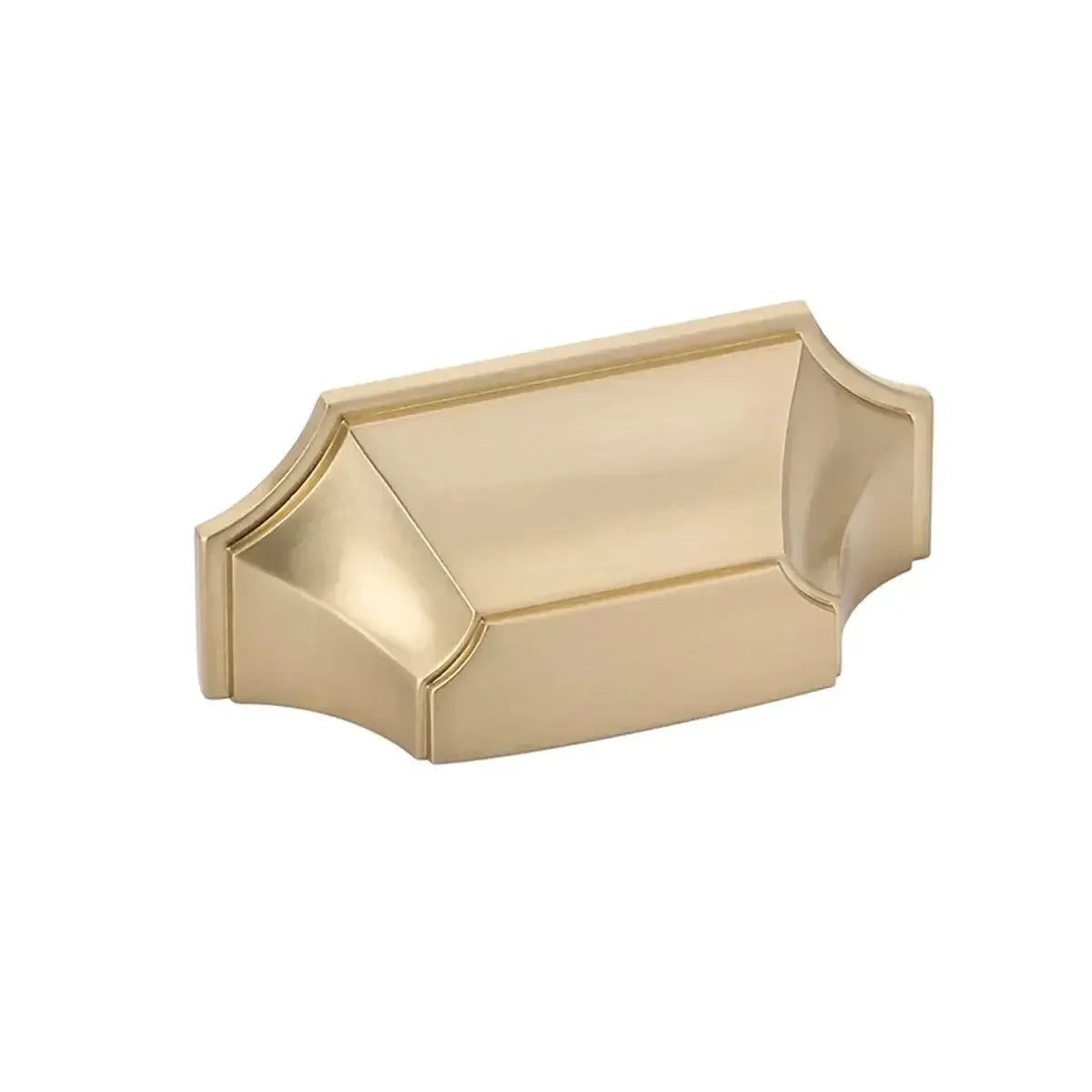 Schaub Jaladera Cup, 3" cc — Latón Satinado Signature