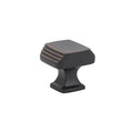 Emtek Perilla Art Deco, 1-1/4" — Bronce Aceitado