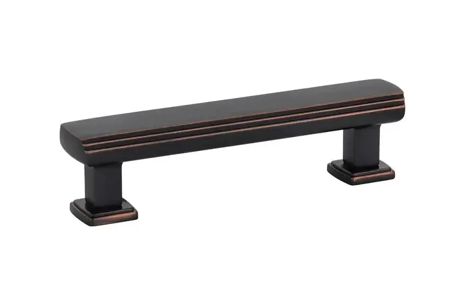 Emtek Jaladera Art Deco — Bronce Aceitado