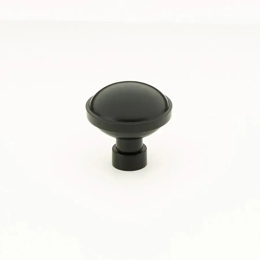 Emtek Perilla de Gabinete Brandt Industrial Moderna, 1-1/4" — Negro Mate