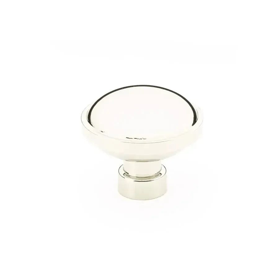 Emtek Perilla de Gabinete Brandt Industrial Moderna, 1-1/4" — Níquel Pulido