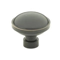 Emtek Perilla de Gabinete Brandt Industrial Moderna, 1-1/4" — Bronce Aceitado