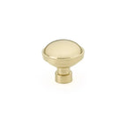 Emtek Perilla de Gabinete Brandt Industrial Moderna, 1-1/4" — Latón Satinado