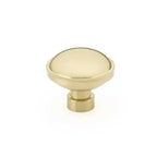 Emtek Perilla de Gabinete Brandt Industrial Moderna, 1-1/4" — Latón Satinado