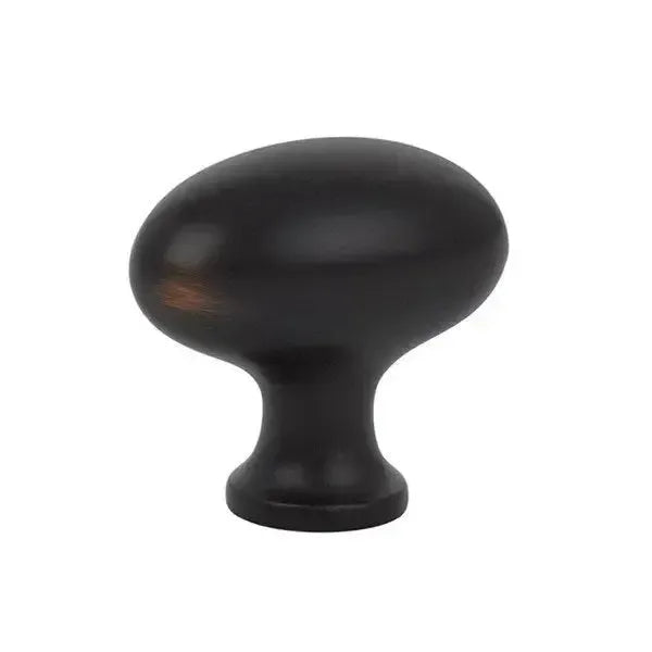 Emtek Perilla de Gabinete Huevo — Bronce Aceitado