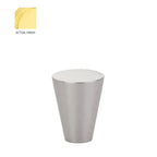 Emtek Perilla Cone, 1" — Latón sin Laca