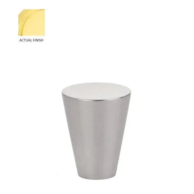 Emtek Perilla Cone, 1" — Latón sin Laca