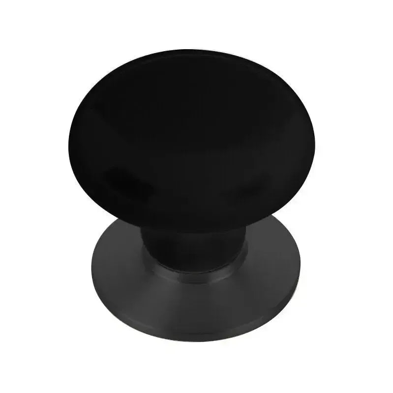 Emtek Perilla de Gabinete de Porcelana — Negro Mate