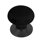 Emtek Perilla de Gabinete de Porcelana — Negro Mate