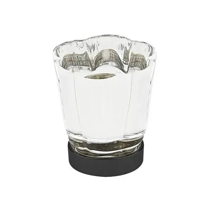 Emtek Perilla Forza de Vidrio, 1-1/4" — Negro Mate