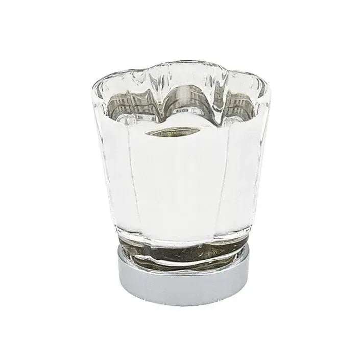 Emtek Perilla Forza de Vidrio, 1-1/4" — Cromo Pulido