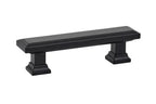 Emtek Jaladera Geometric Rectangular — Negro Mate