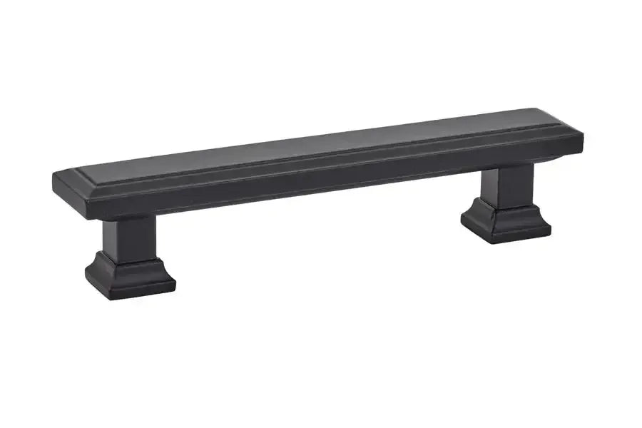 Emtek Jaladera Geometric Rectangular — Negro Mate