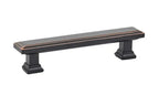 Emtek Jaladera Geometric Rectangular — Bronce Aceitado