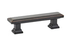 Emtek Jaladera Geometric Rectangular — Bronce Aceitado