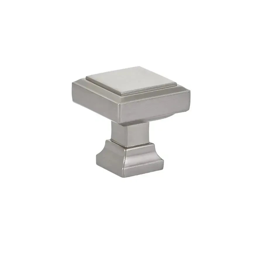 Emtek Perilla Geometric Cuadrada — Níquel Satinado