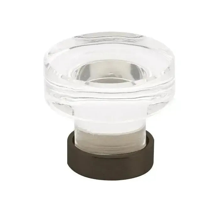 Emtek Perilla Grayson de Vidrio — Bronce Aceitado