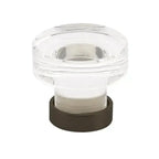 Emtek Perilla Grayson de Vidrio — Bronce Aceitado