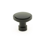 Emtek Perilla de Gabinete Haydon Industrial Moderna, 1-1/4" — Negro Mate