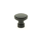 Emtek Perilla de Vestidor Haydon Industrial Moderna, 1-3/4" — Negro Mate