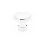 Emtek Perilla de Gabinete Haydon Industrial Moderna, 1-1/4" — Cromo Pulido