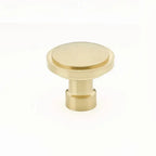 Emtek Perilla de Vestidor Haydon Industrial Moderna, 1-3/4" — Latón Satinado