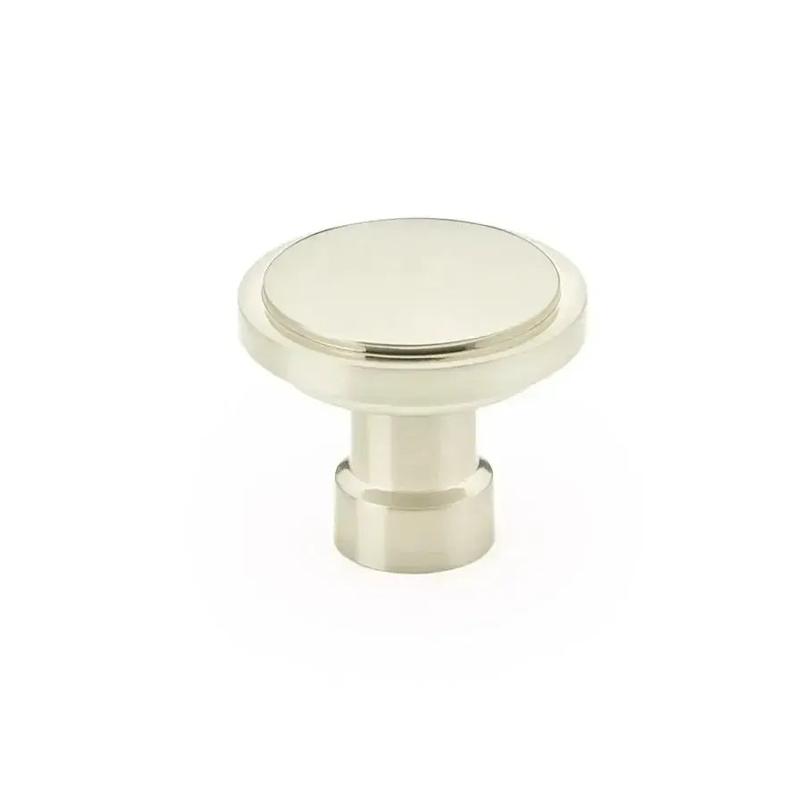 Emtek Perilla de Gabinete Haydon Industrial Moderna, 1-1/4" — Níquel Satinado