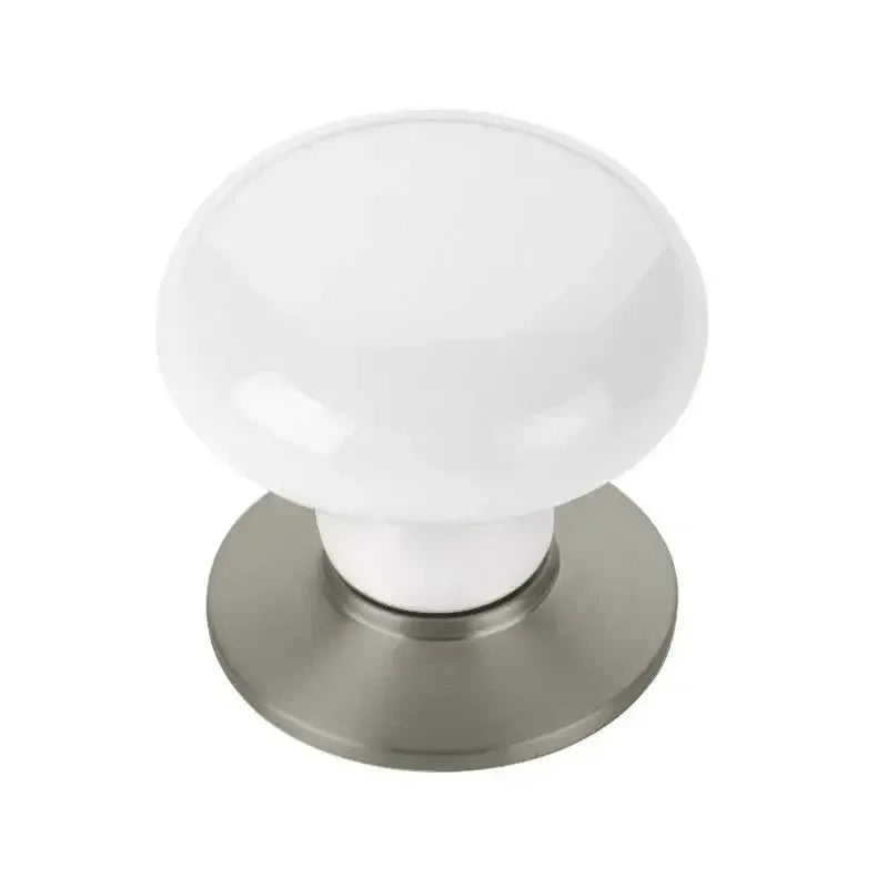 Emtek Perilla de Vestidor Ice de Porcelana, 1-3/4" — Peltre