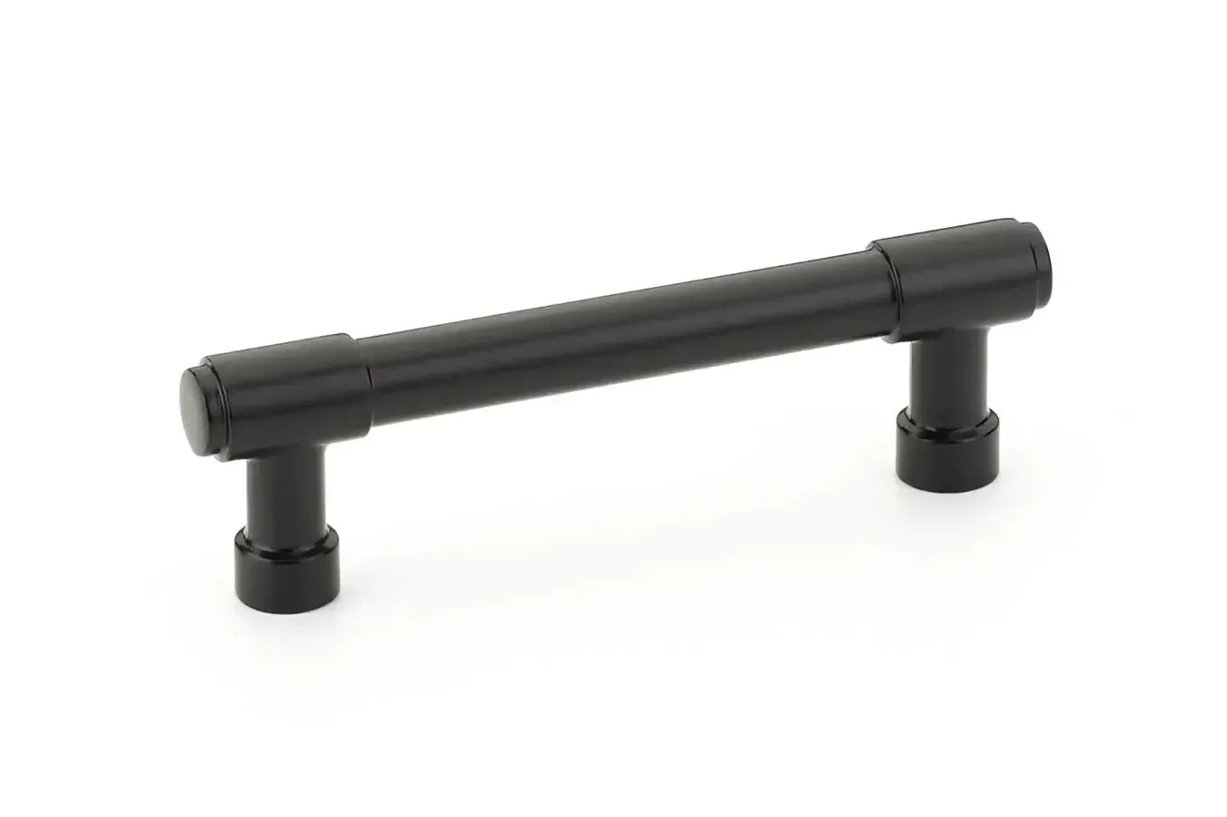 Emtek Jaladera de Gabinete Jasper Industrial Moderna — Negro Mate