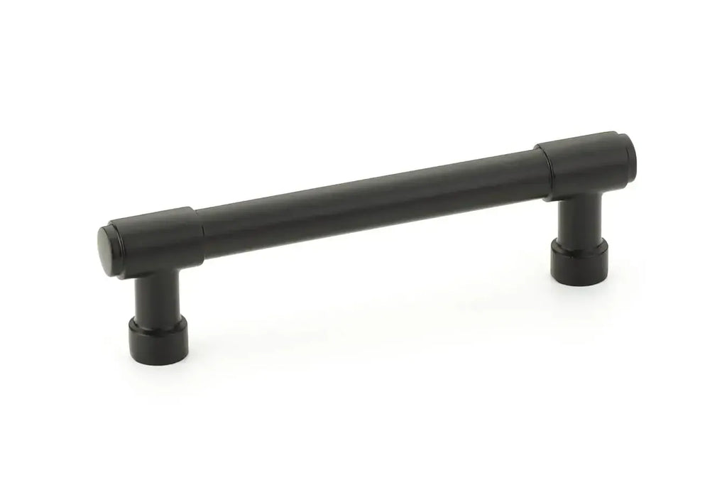 Emtek Jaladera de Gabinete Jasper Industrial Moderna — Negro Mate