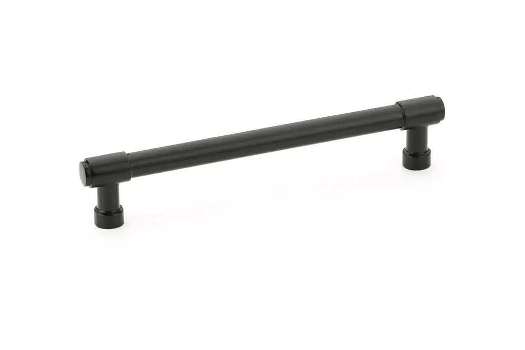 Emtek Jaladera de Gabinete Jasper Industrial Moderna — Negro Mate