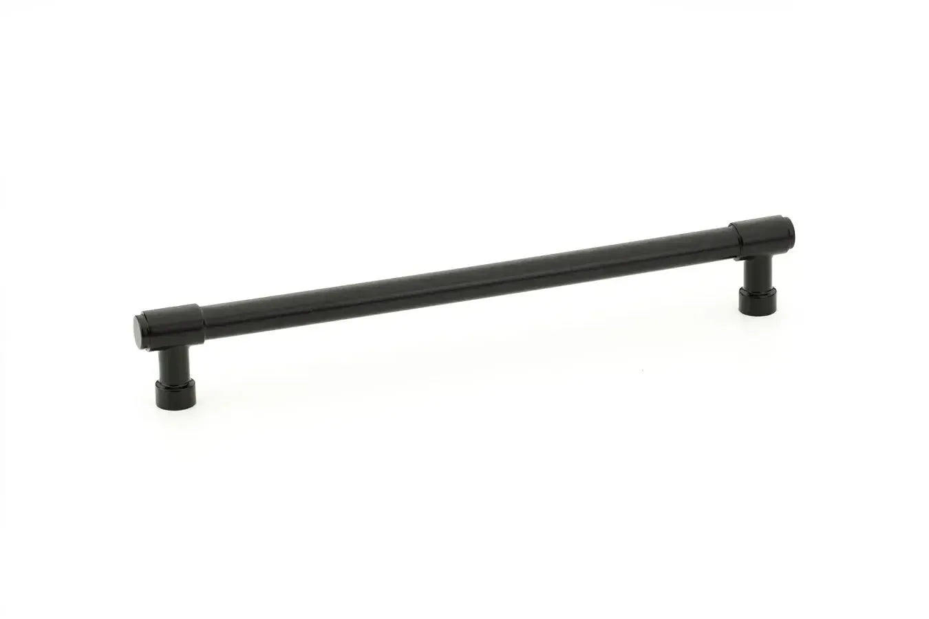 Emtek Jaladera de Gabinete Jasper Industrial Moderna — Negro Mate