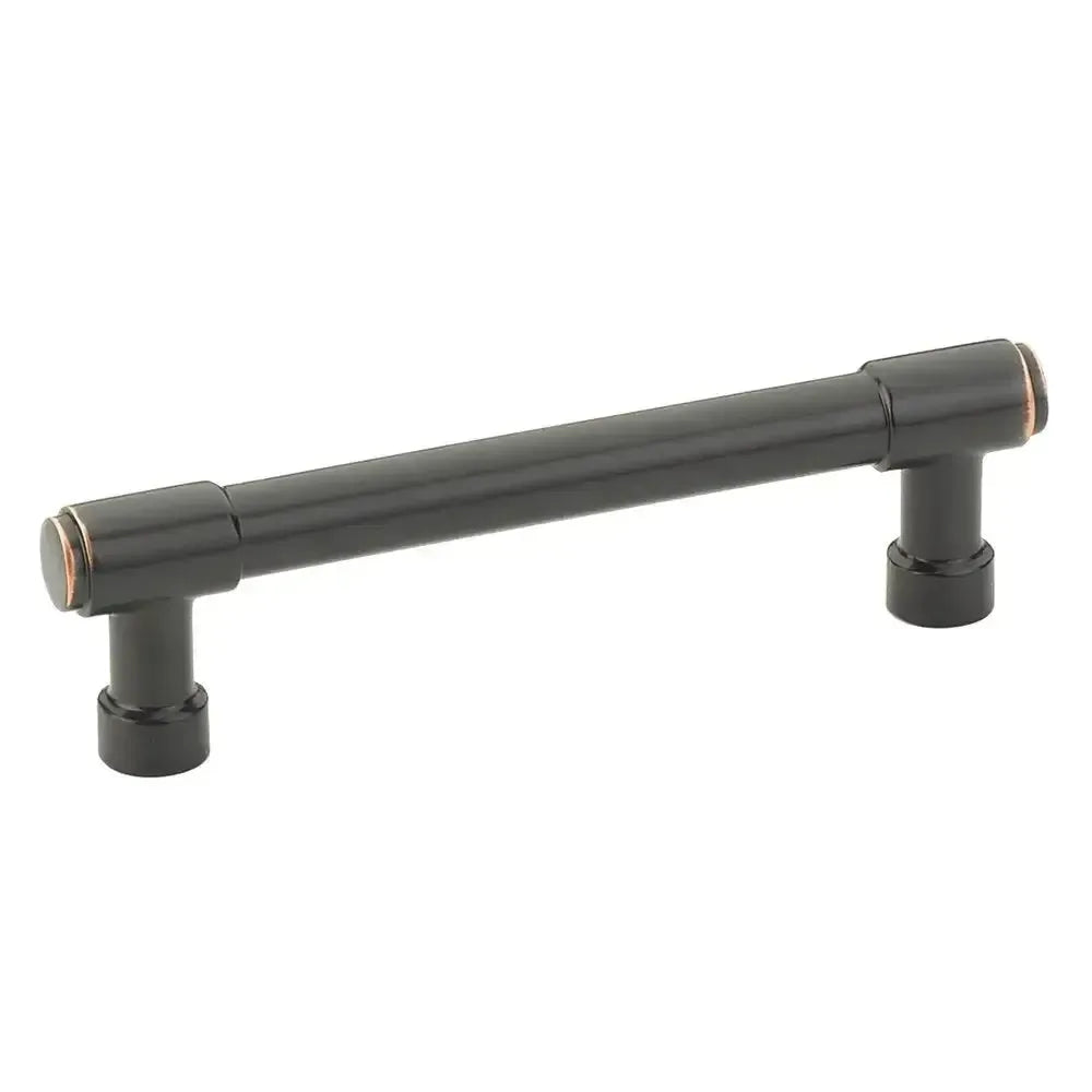 Emtek Jaladera de Gabinete Jasper Industrial Moderna — Bronce Aceitado