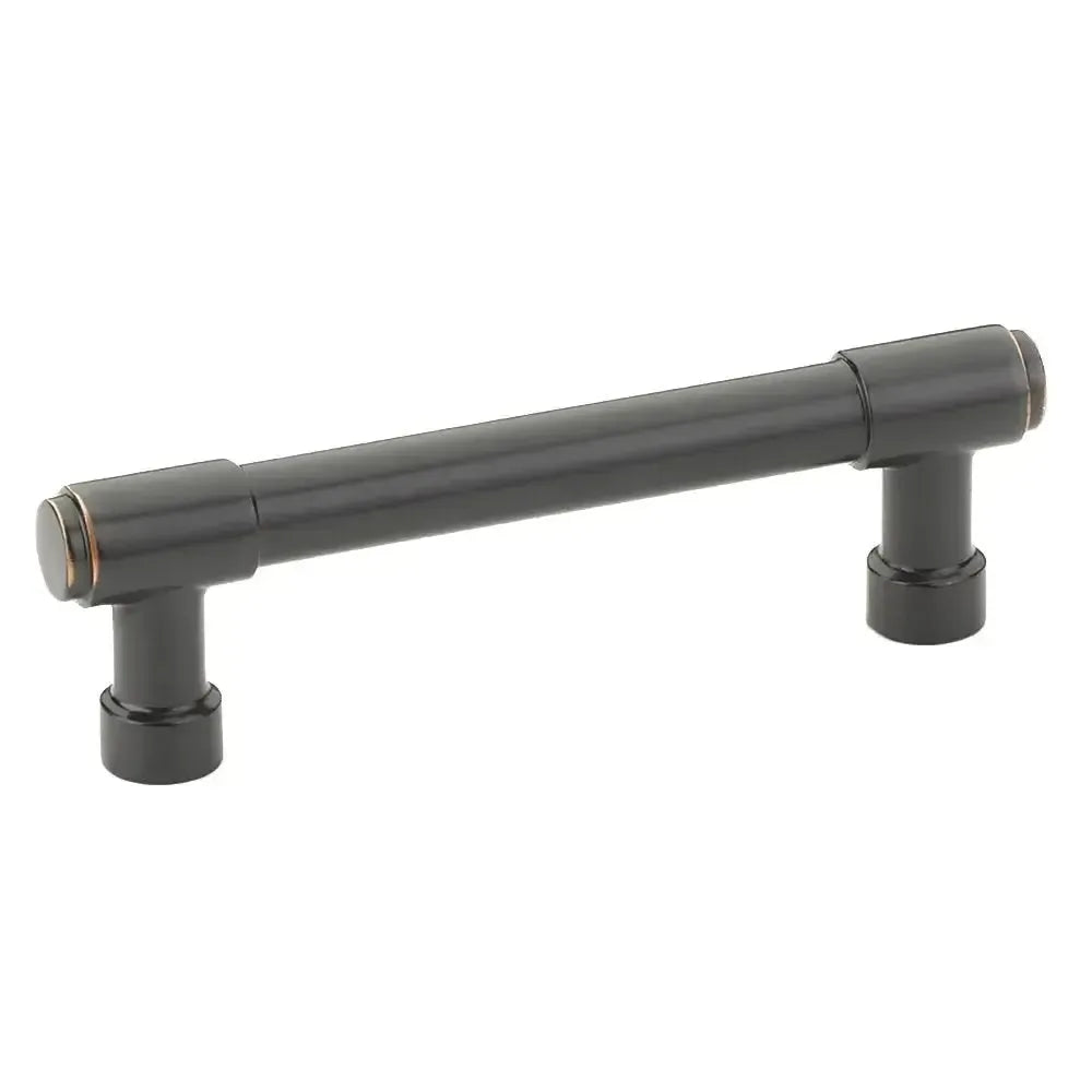 Emtek Jaladera de Gabinete Jasper Industrial Moderna — Bronce Aceitado