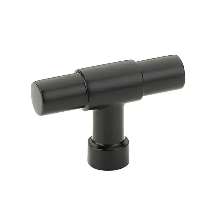Emtek Jaladera de Dedo Jasper Industrial Moderna — Negro Mate