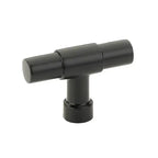 Emtek Jaladera de Dedo Jasper Industrial Moderna — Negro Mate