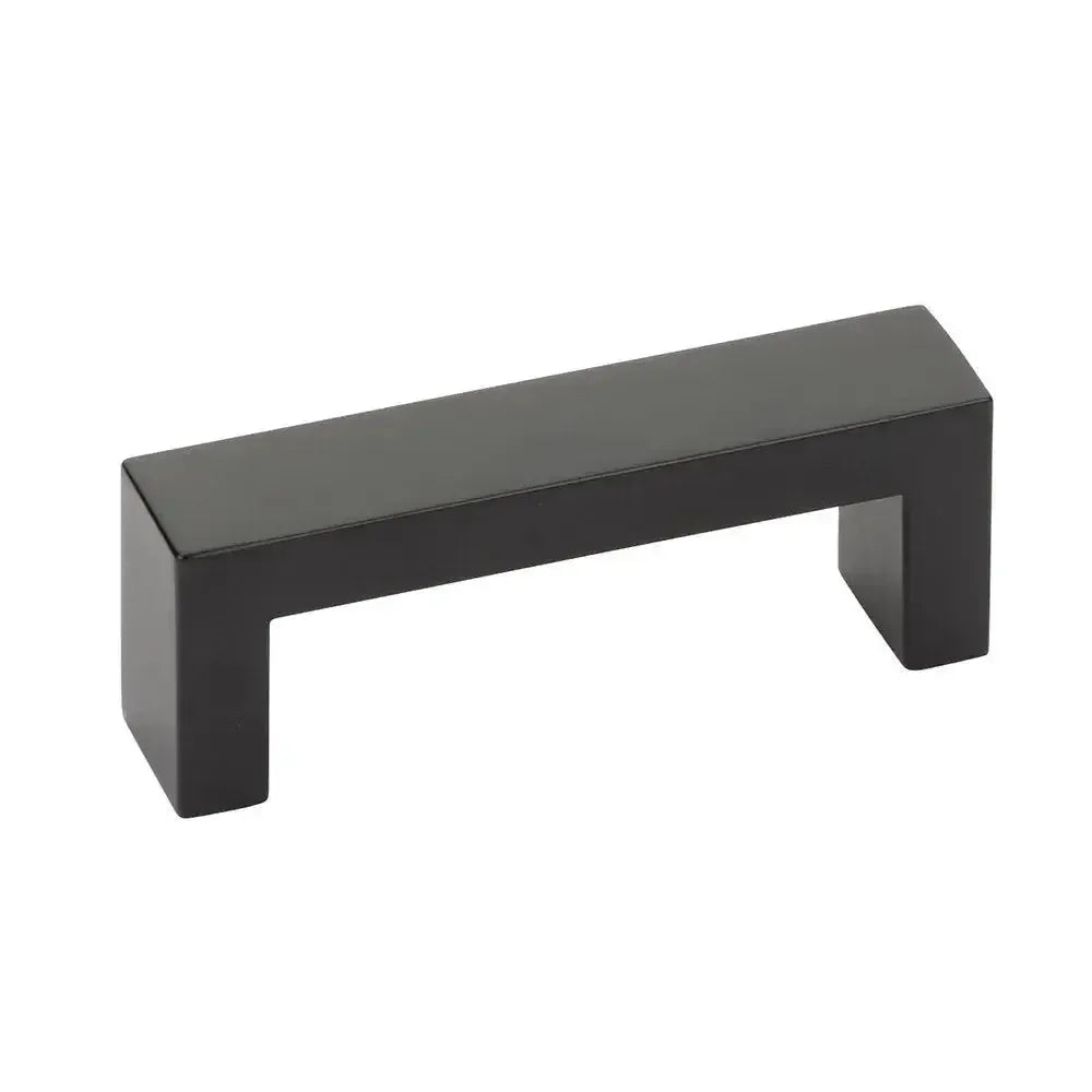 Emtek Jaladera de Gabinete Keaton — Negro Mate
